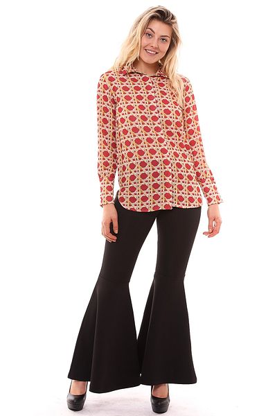 Sense Red Chain Printed Shirt - Gml31943