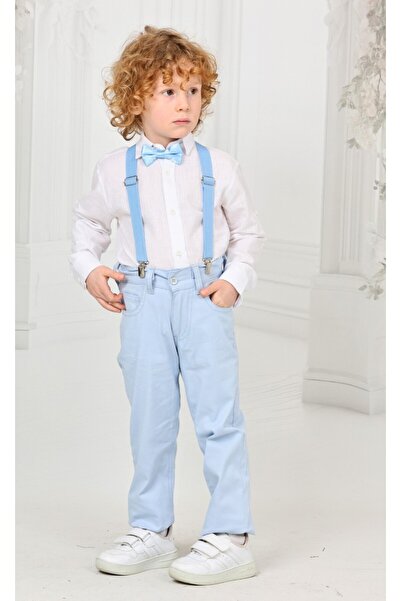 redbug kids Комплект детска риза и панталони (включва тиранти и папийонка)