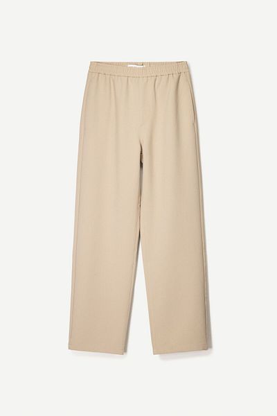 Bershka Straight-leg Tailored Fit Jogger Trousers Ramadan