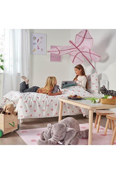 erorex Rug, pink, 133x160 cm