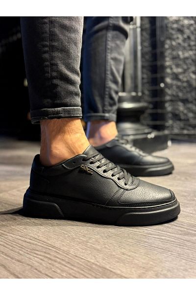 K&A Casual Shoes Black (Black Sole)