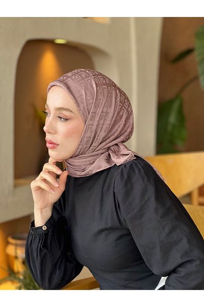 Modakaşmir Silky Jacquard Series Ethnic Pattern Scarf