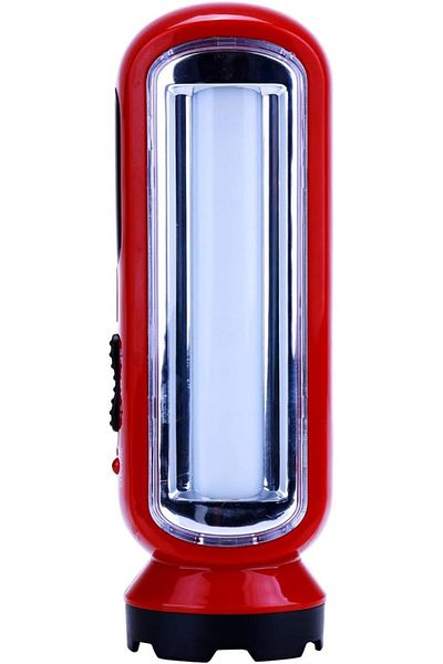 Geepas GFL4676 مصباح LED قابل لإعادة الشحن مع فانوس طوارئ، متعدد الوظائف عند انقطاع التيار الكهربائي