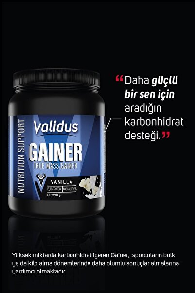 Validus True Mass Gainer (VANİLLA) 700 G