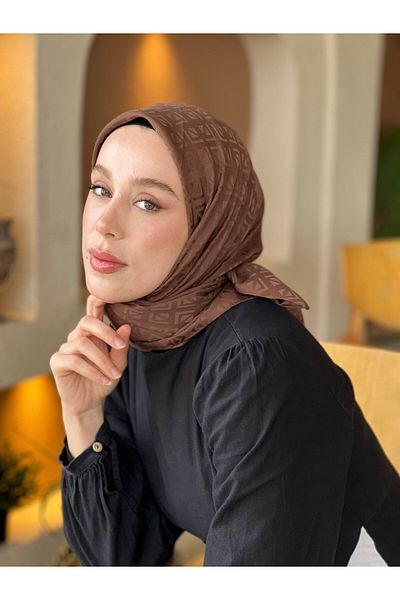 Modakaşmir وشاح بنمط عرقي من سلسلة جاكار حريري