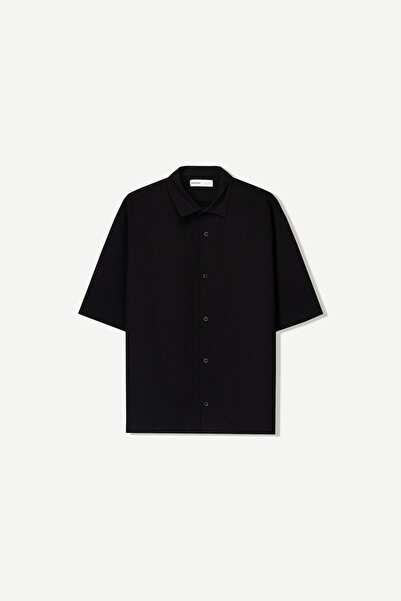 Bershka Pleated Short Sleeve Shirt Ramadan
