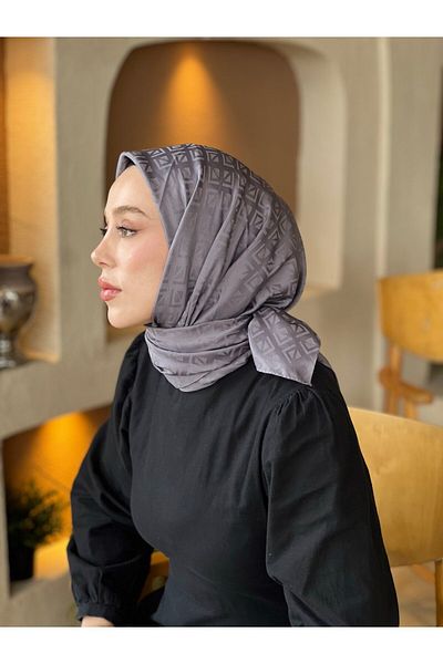 Modakaşmir Eșarfă cu model etnic din seria Jacquard mătăsoasă