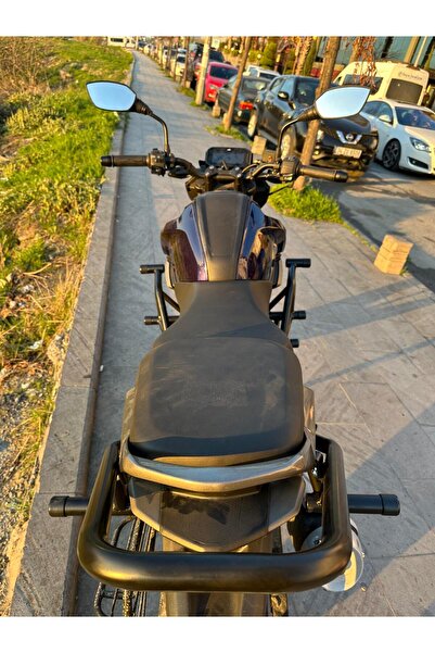 Hamza Motors Tvs Raider 125 Uyumlu Koruma demiri Set (siyah)