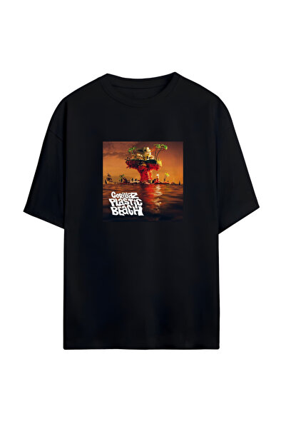 PERISENSE تي شيرت قطني ممشط كبير الحجم 100% قطن - تي شيرت صيفي مريح وفضفاض مط...