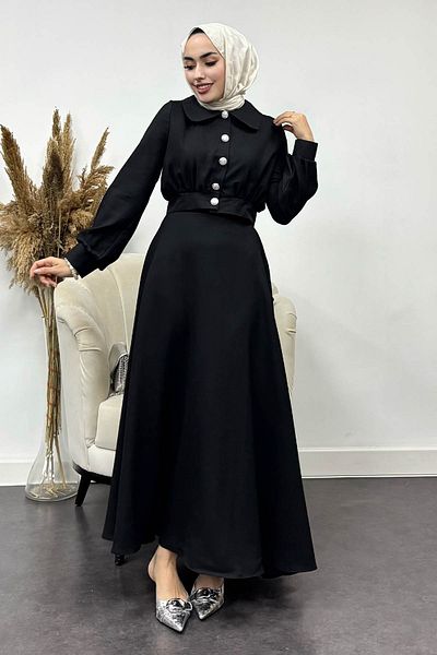 Tesettür Diyarı Γυναικείο κοστούμι λινό Nadide Sofia