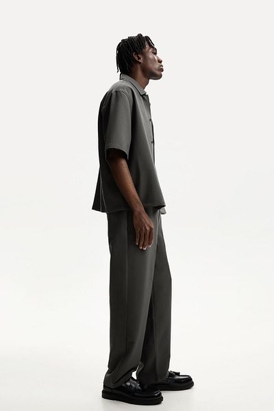 Bershka Straight-leg Tailored Fit Jogger Trousers Ramadan