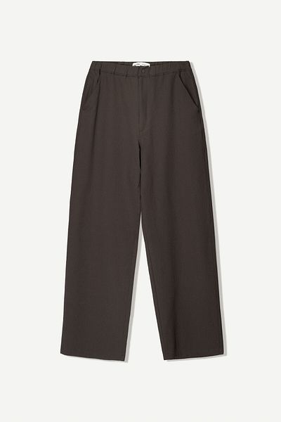 Bershka Pleated Baggy Jogger Trousers Ramadan