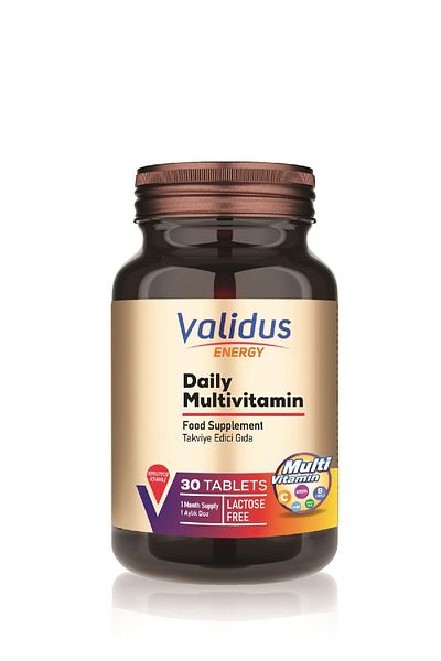 Validus الطاقة اليومية - عدد 30 قرصًا متعدد الفيتامينات