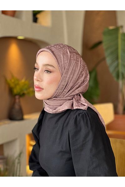 Modakaşmir Silky Jacquard Series Ethnic Pattern Scarf