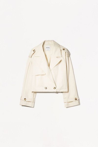 Bershka Short Trench Jacket Ramadan