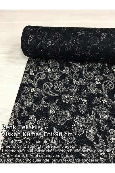 Renk Tekstil Πολυτελές ύφασμα βισκόζης μέτριο σε πλάτος 90 cm - Φόρεμα - Πουκάμισο - Φούστα - Φαρδύ - Παντελόνι