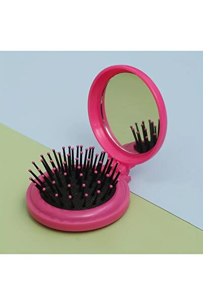 Rediquis 1 Adet Katlanabilir Yuvarlak Aynalı Tarak