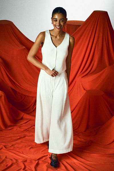 Bershka Pareo-effect Culottes Ramadan