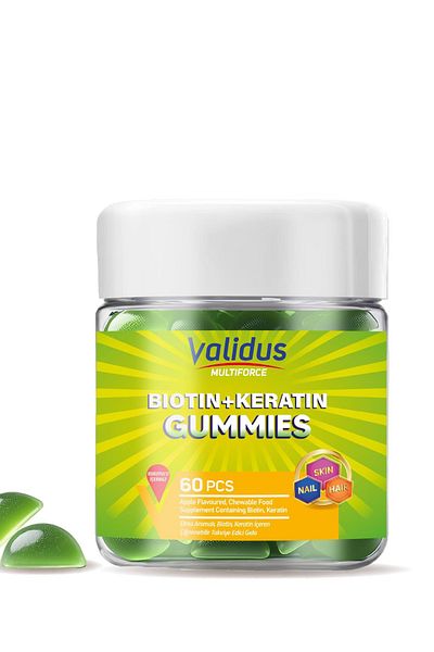 Validus Multiforce Biotin Keratin 60 Gummies