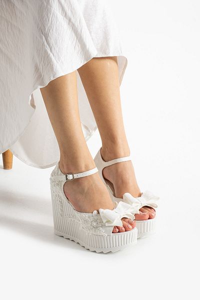 Karınca 1-94362 Sports Wedge Heel Bridal Shoes