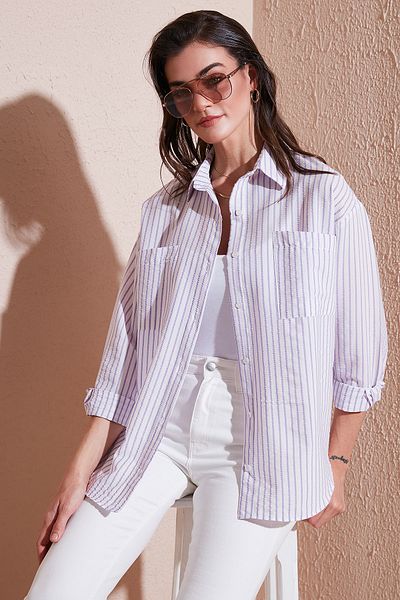 Lela Košile Regular Fit s dlouhým rukávem s pruhy 6772875