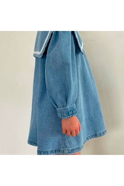 Yavrumsa Collared Denim Dress