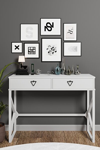 Wood House PARİS DRESUAR BEYAZ