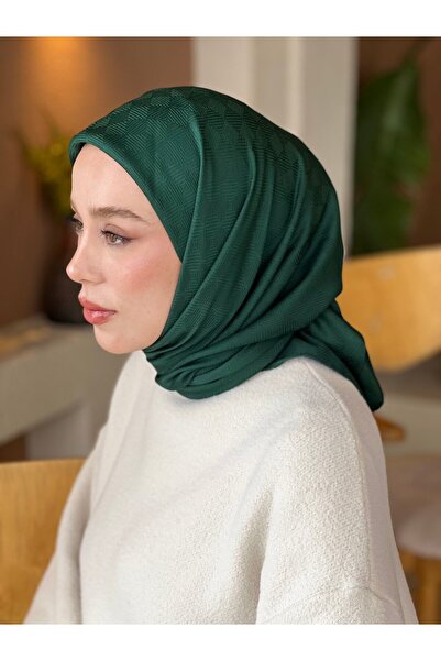 Modakaşmir Шовкова серія жакардова хустка з лінійним візерунком