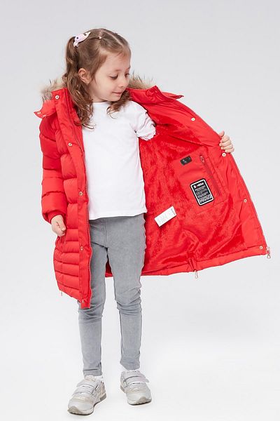Benittokids Girl's Natural Fur Coat 51301
