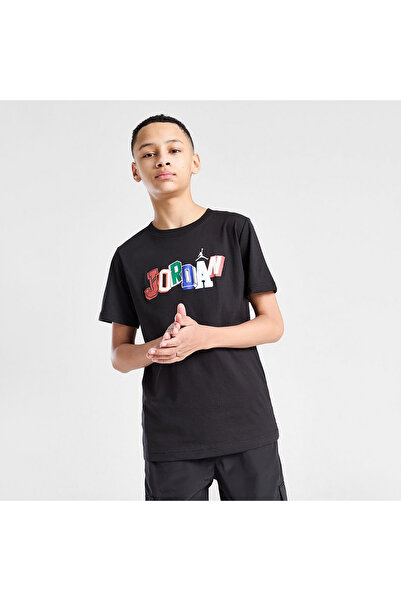 Nike Jordan Signature Παιδικό Μαύρο T-Shirt (95D728-023)