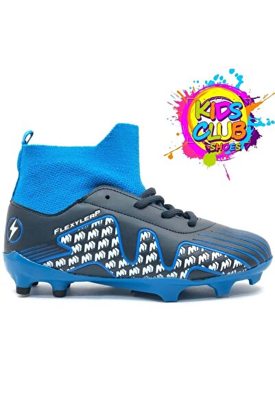 Kids Club Shoes Pantofi de crampă pentru copii cu șosete albastre