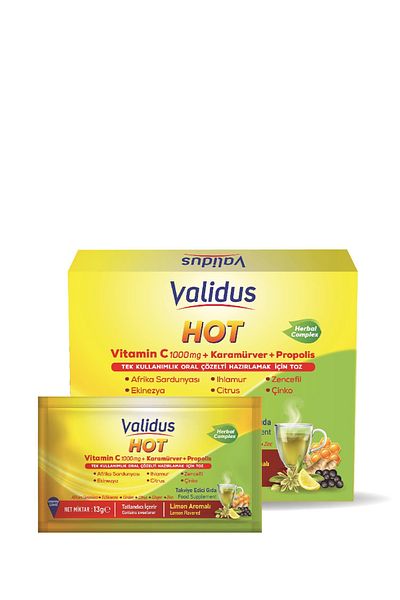 Validus كيس سي هوت 13 جرام * 12 - مستخلص عشبي
