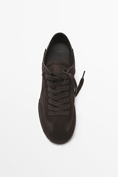 Massimo Dutti Kombine kumaş spor ayakkabı