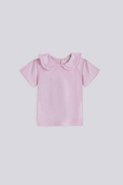 GB Baby Basic BG Store Kız Bebek Pembe Tshirt