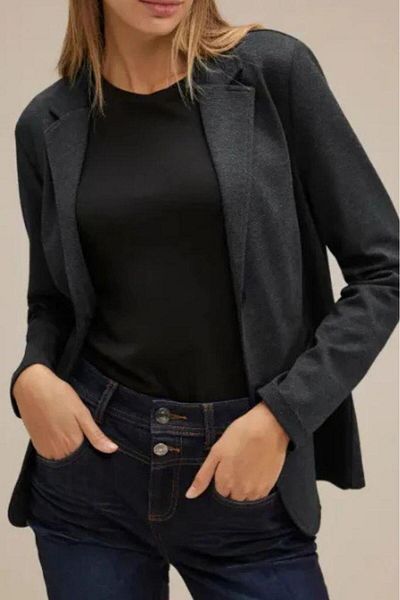 Valerie Taylor Women's Slim Fit Pocketless Buttoned Blazer Jacket 2506211