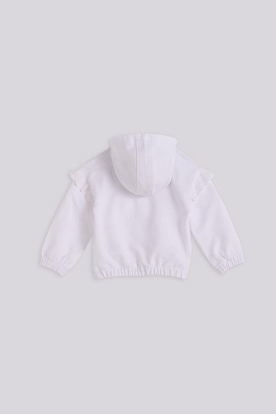 GB Baby Basic Bg Store Baby Girl White Tracksuit Set