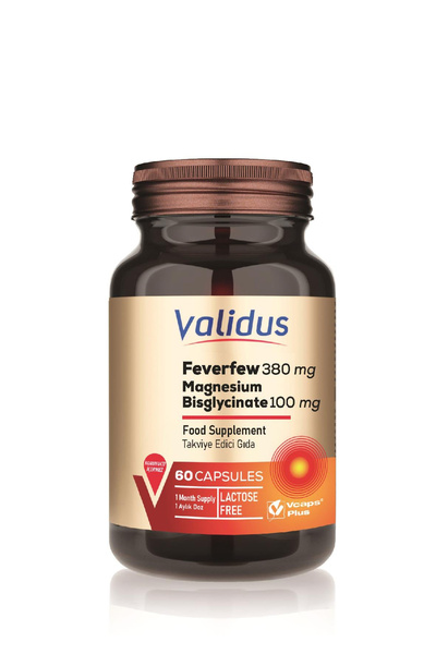 Validus Feverfew 380 Mg 30 Capsules