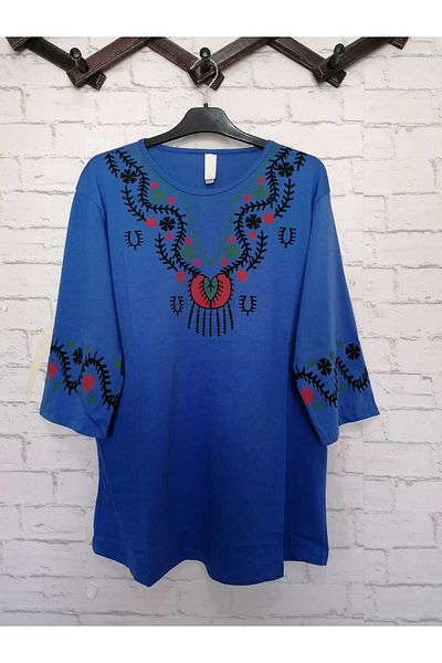 anne moda ankara Πλήρες καλοκαιρινό, όλο βαμβακερό, χτενισμένο άνετο φόρεμα