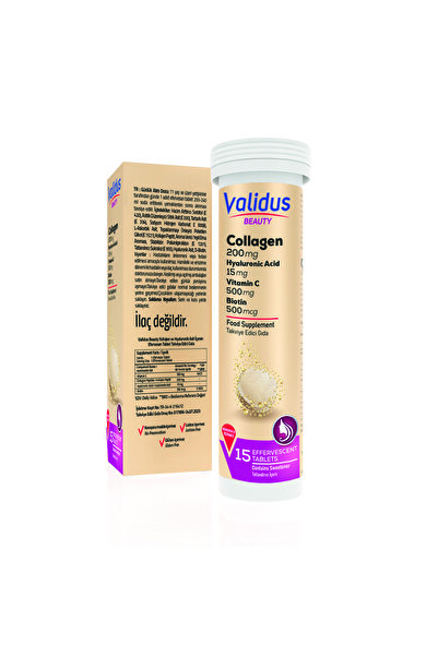 Validus Collagen Beauty 15 Effervescent Tablets