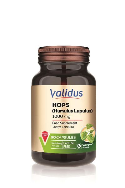 Validus Humulus Lupulus (Hops) 1000 Mg 60 Capsules