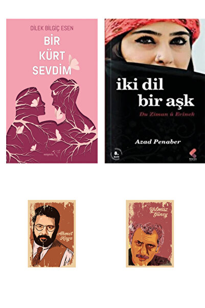 Müptela Yayınları Bir Kürt Sevdim - İki Dil Bir Aşk - Azad Penaber Özel Seti (2 KİTAP - 2 NOT DEFTERİ)