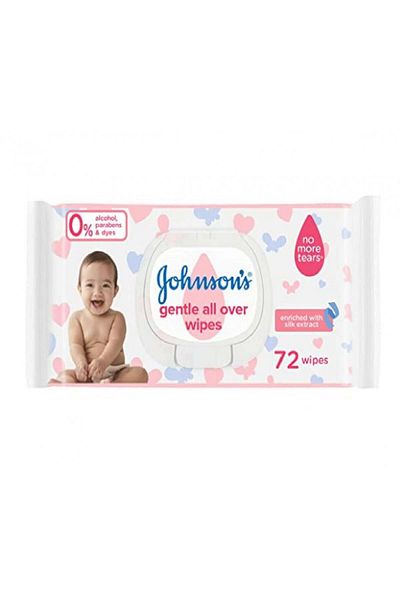 Johnson's Johnson's Gentle All Over Cleansing Wipes 72 Count