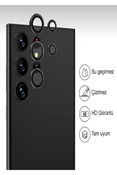 Store SAMSUNG GALAXY S24 ULTRA / S23 ULTRA UYUMLU TEMPERED GLASS KAMERA LENS KORUYUCU
