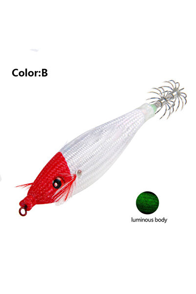 Choice 78 مم 10 جرام B إكسسوارات الصيد 78 مم 10 جرام طُعم صيد الحبار العائم ط...