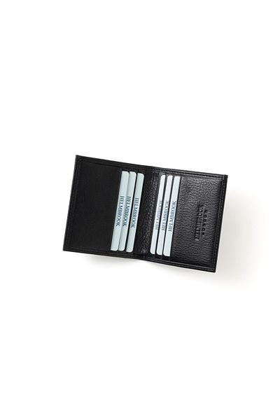 HELMBROOK Colin Men's Black Leather Pocket Design Multi-Compartment Rfid Protection Wallet