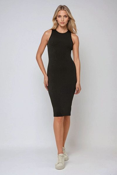 Hiccup Πλεκτό φόρεμα Halter Neck Twill Mini Bodycon