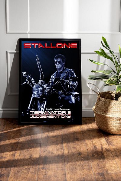 Saturn Pictură înrămată Terminator Stallone - Pictură poster film Terminator