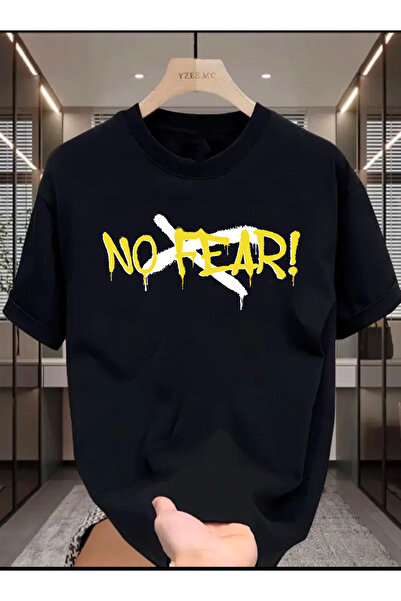 Medinenur Базова футболка з написом No Fear