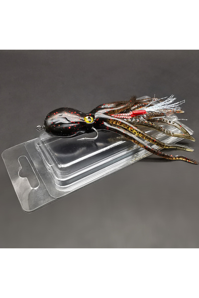 Choice 531C-1pc Black ANFS 3 قطع/1 قطعة طُعم صناعي ناعم متوهج من الحبار - طُع...