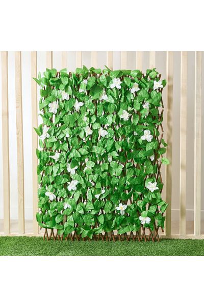 Home Box Delsa Artificial Flowers Fence 90x180 cm